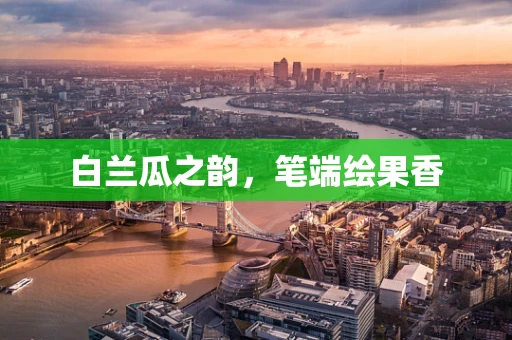 白兰瓜之韵，笔端绘果香