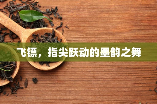 飞镖，指尖跃动的墨韵之舞