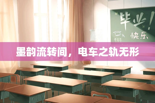 墨韵流转间，电车之轨无形