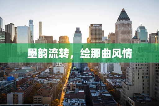 墨韵流转，绘那曲风情