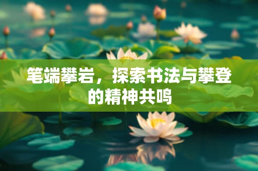 笔端攀岩，探索书法与攀登的精神共鸣