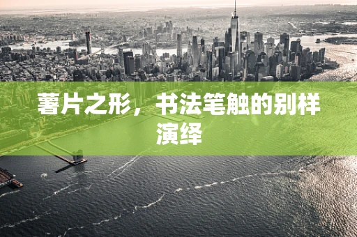 薯片之形，书法笔触的别样演绎