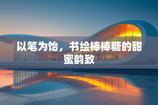 以笔为饴，书绘棒棒糖的甜蜜韵致