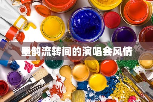 墨韵流转间的演唱会风情