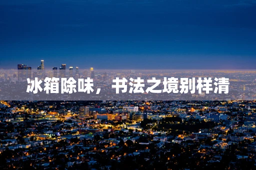 冰箱除味，书法之境别样清
