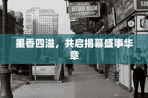 墨香四溢，共启揭幕盛事华章
