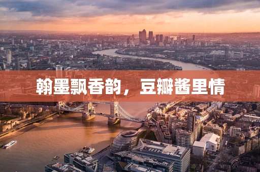 翰墨飘香韵，豆瓣酱里情