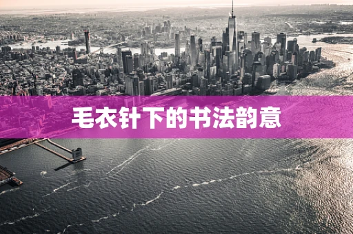毛衣针下的书法韵意