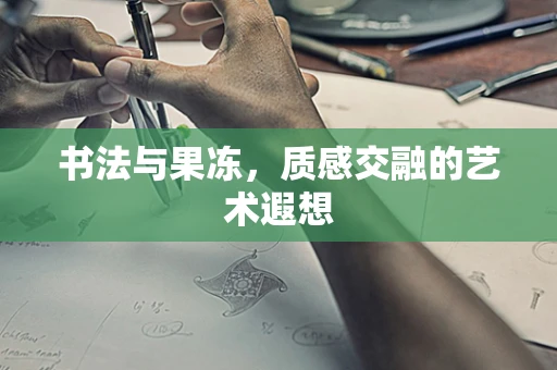 书法与果冻，质感交融的艺术遐想