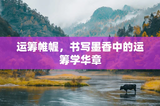 运筹帷幄，书写墨香中的运筹学华章