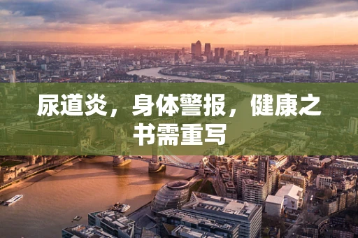尿道炎，身体警报，健康之书需重写