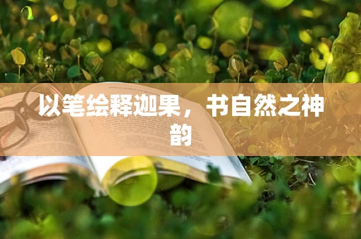 以笔绘释迦果，书自然之神韵