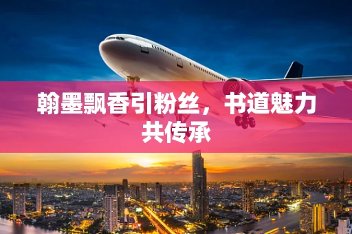 翰墨飘香引粉丝，书道魅力共传承