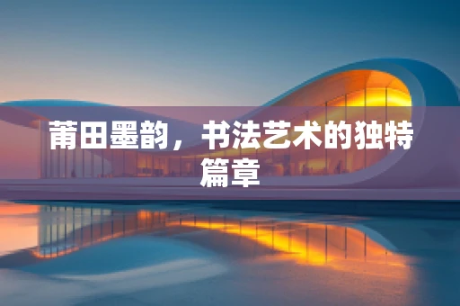 莆田墨韵，书法艺术的独特篇章