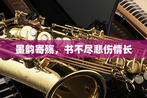 墨韵寄殇，书不尽悲伤情长
