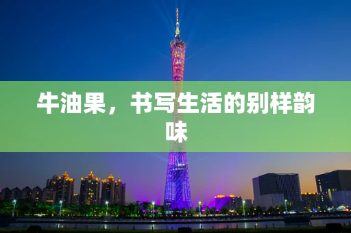 牛油果，书写生活的别样韵味