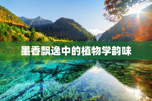 墨香飘逸中的植物学韵味