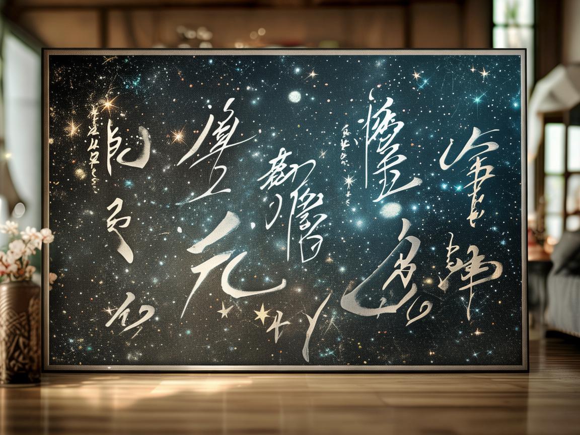 明星风采与书法艺术的交融