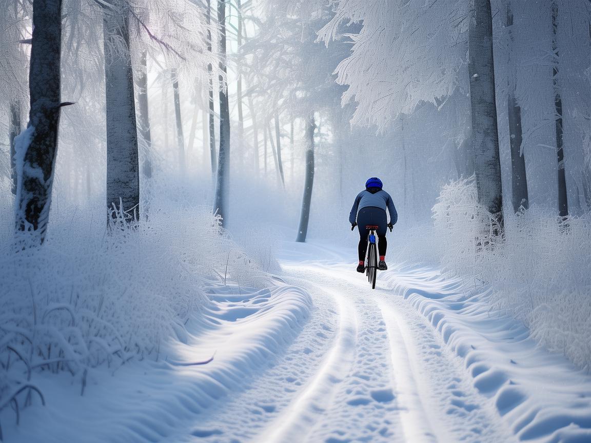 雪地自行车，书写冬季独特韵律