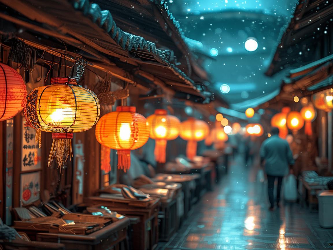 夜市墨香，文化与烟火的交融