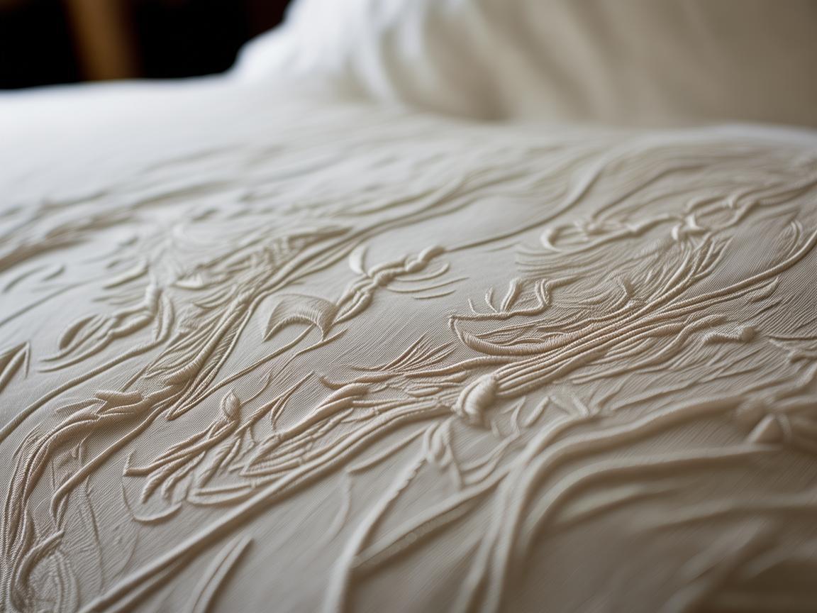 枕套之上，墨韵生香