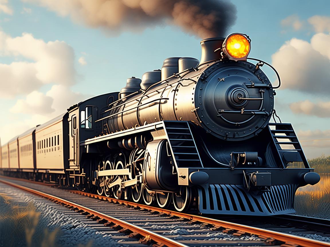 火车，钢铁长龙书写的书法篇章