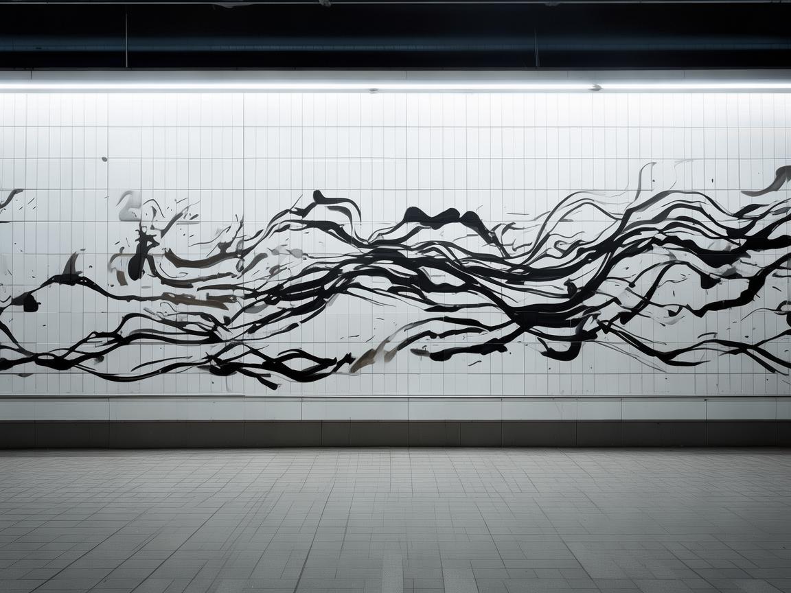 地铁站点，城市脉搏上的书法新章