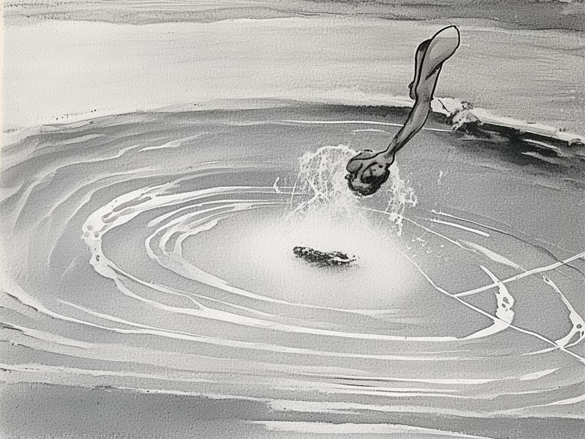 笔韵墨香绘跳水之姿