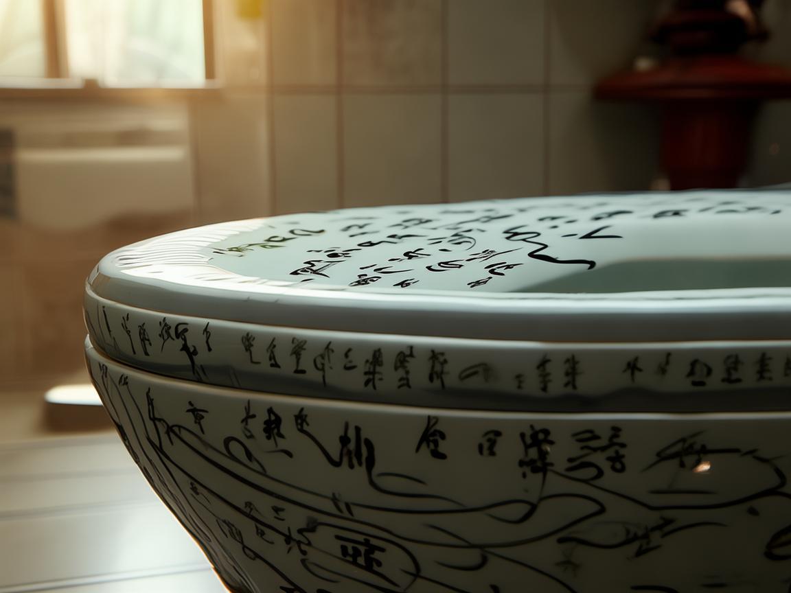 蹲便器，方寸之间的书法意韵