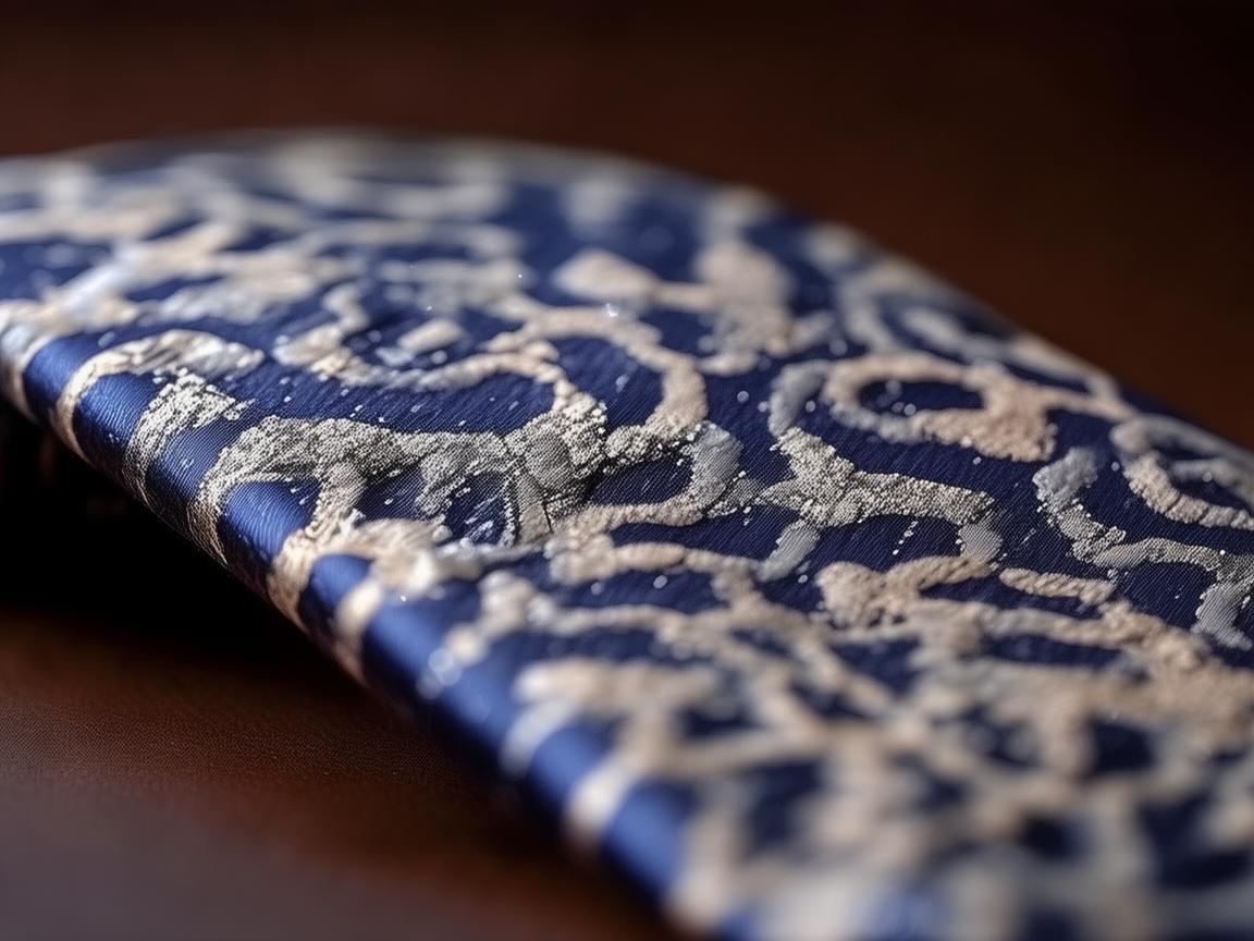 领带，方寸之间的书法意韵