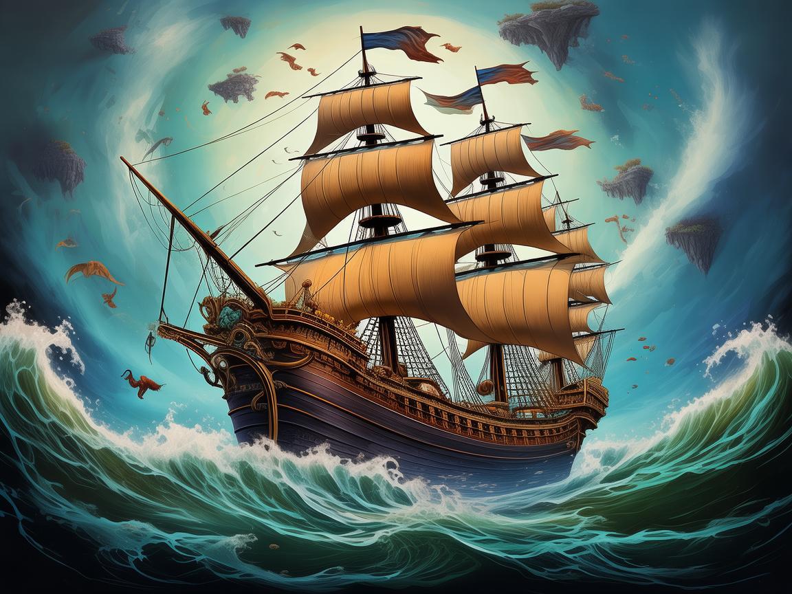 海盗船,笔尖下的奇幻之航 海盗船,笔尖下的奇幻之航