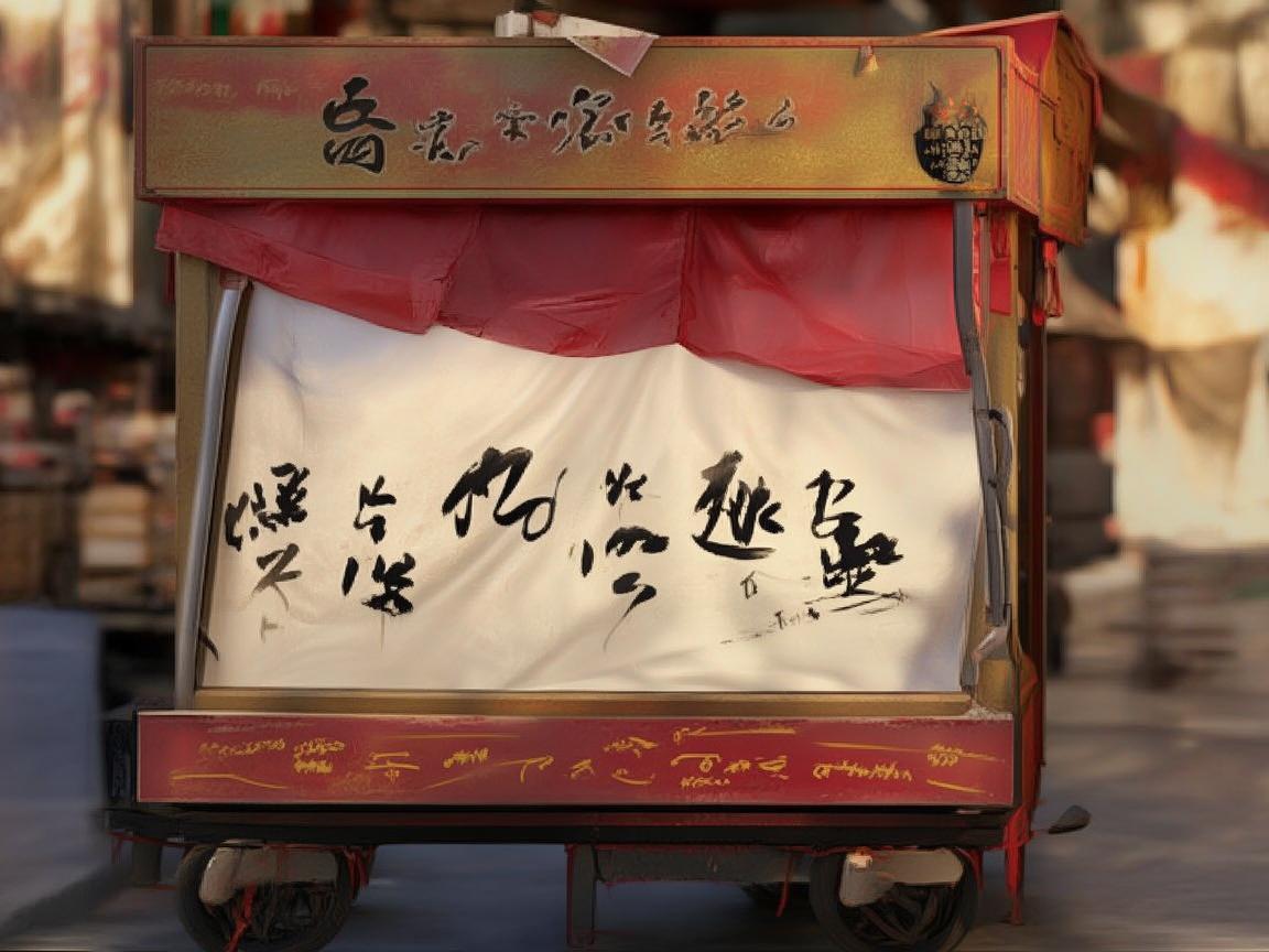 餐车，流动的书法艺术舞台