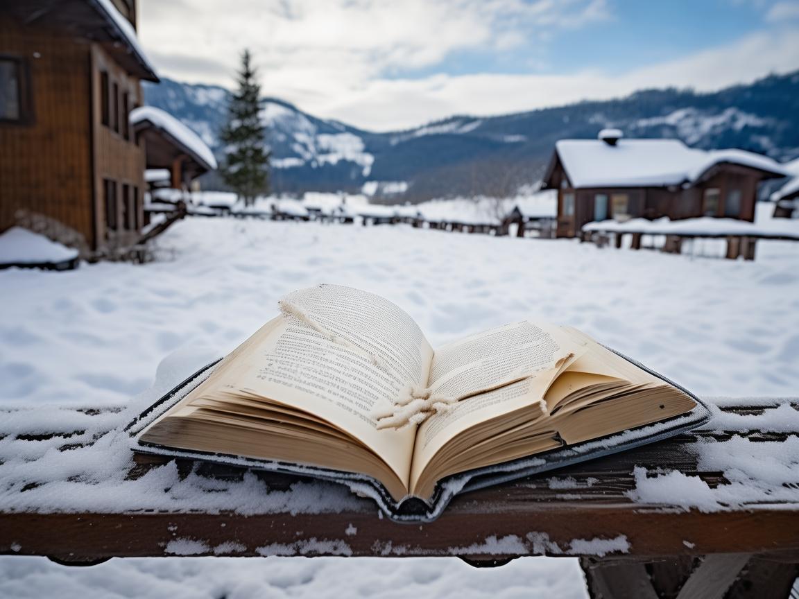 书韵与雪韵交织，滑雪场中的墨香逸趣