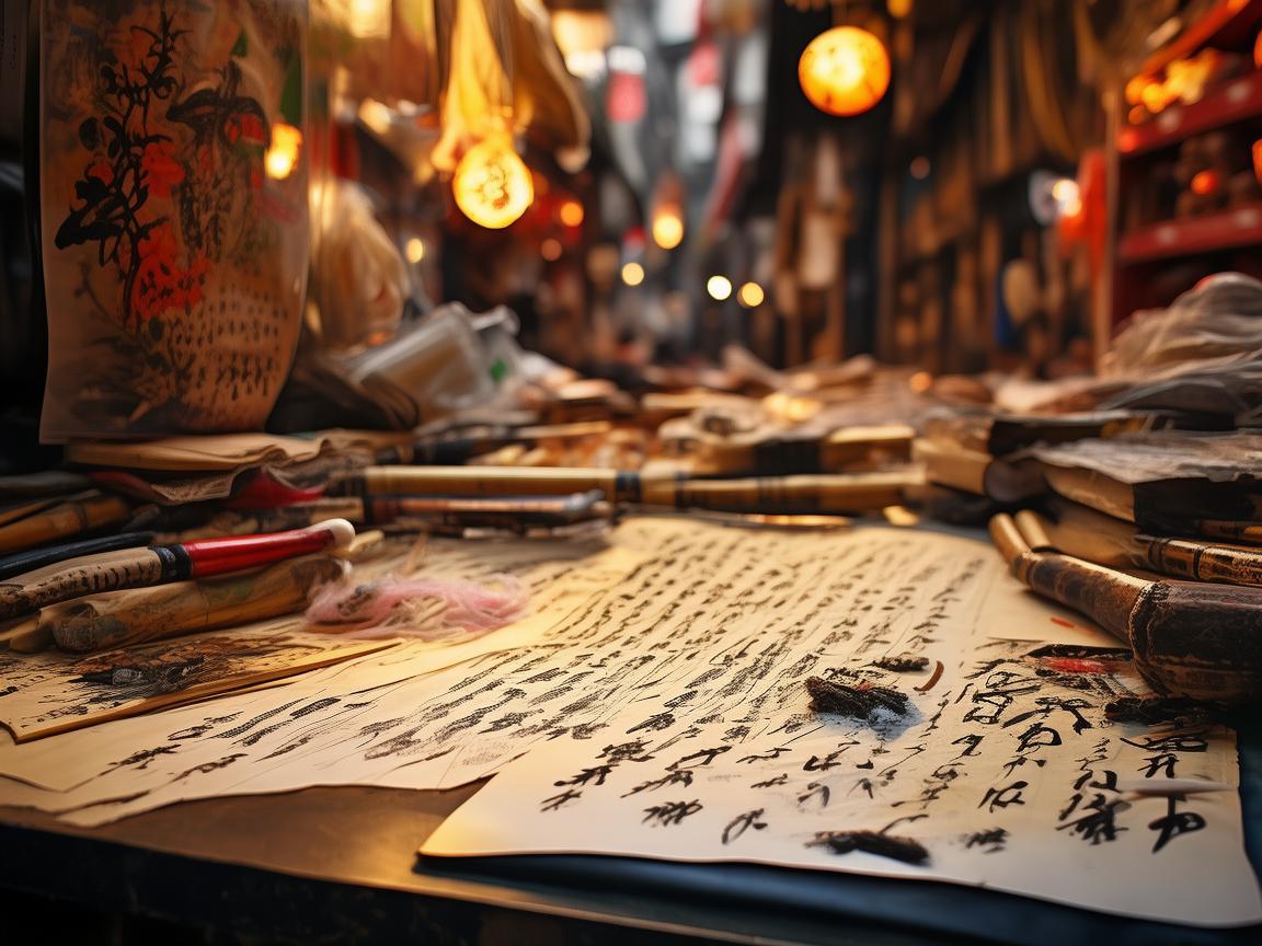 夜市墨香，书写繁华人间的诗意篇章