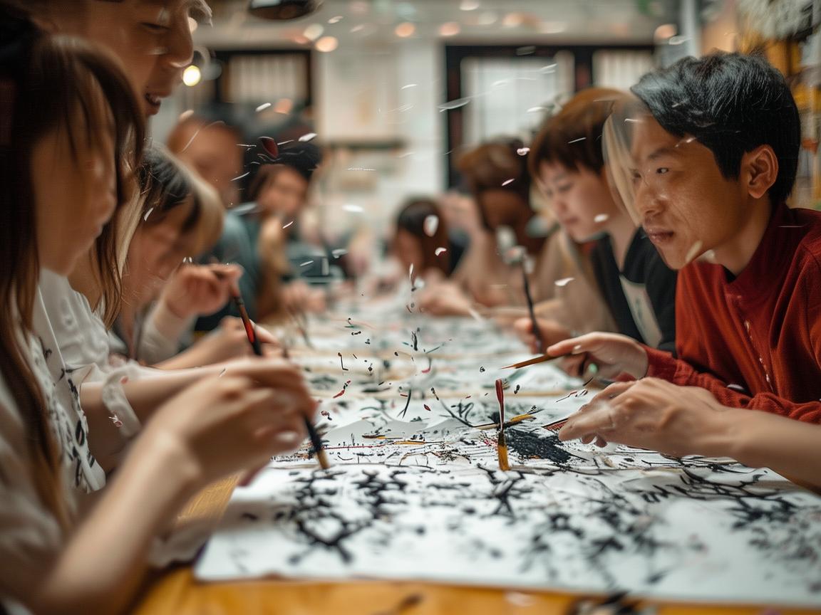 翰墨飘香友谊赛,书韵交融情谊长 翰墨飘香友谊赛,书韵交融情谊长