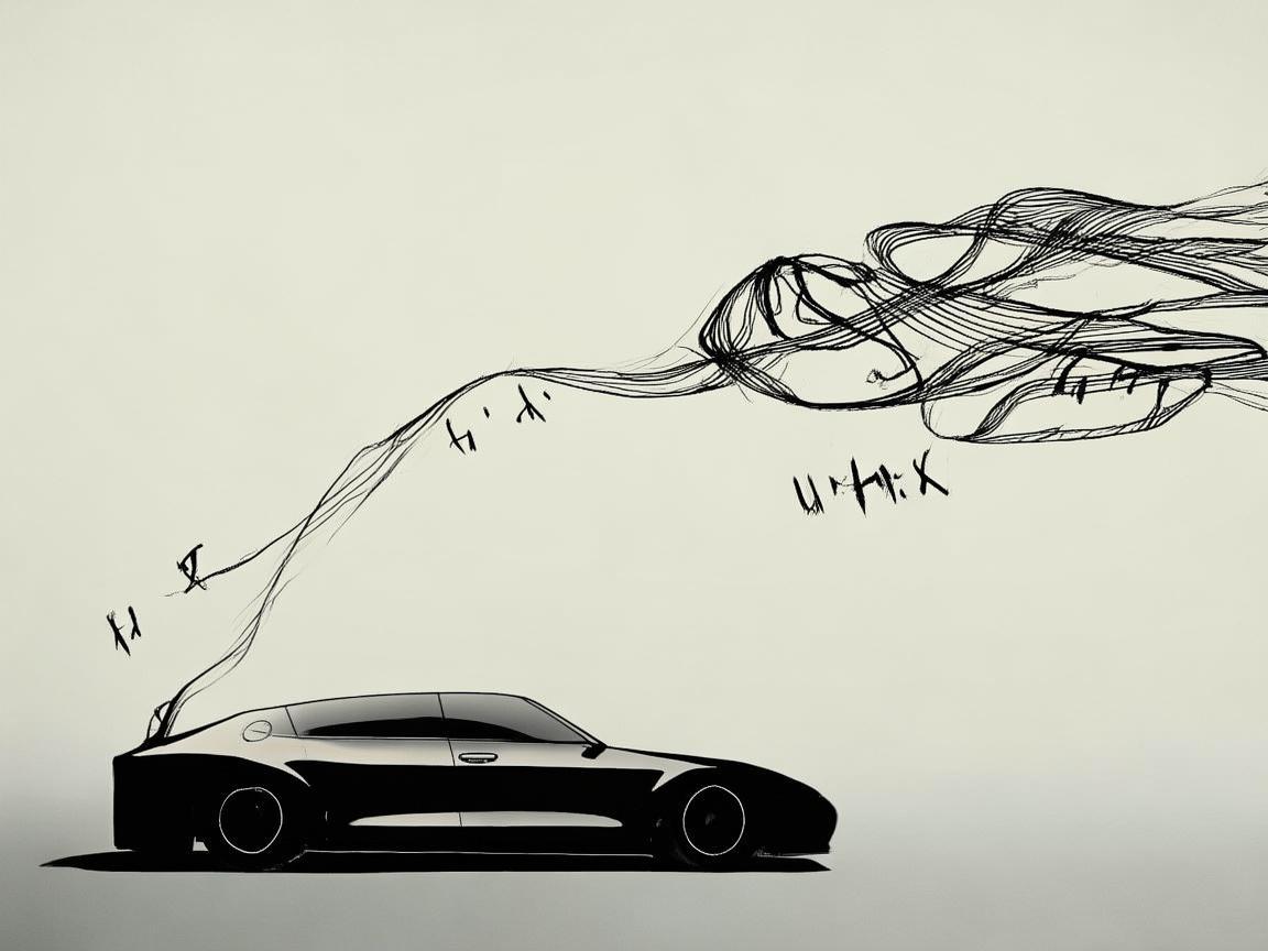 书法，于线条间牵引汽车神韵